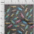 thumbnail image 1 of oneOone Viscose Jersey Pebble Gray Fabric Bus Diy Clothing Quilting Fabric Print Fabric By Yard 60 Inch Wide-I12, 1 of 5