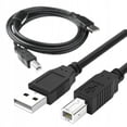 thumbnail image 1 of Cable USB de impresora 1,5 metros Cable de impresión 2.0 Negro A/B Cobre puro Puerto cuadrado Cable de impresora, 1 of 5