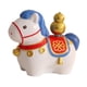 thumbnail image 3 of Figura de caballo en miniatura de resina, estatua de caballo coleccionable, regalos en miniatura Blanco Azul, 3 of 9