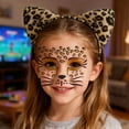 thumbnail image 2 of SJLDQY Carnival Unisex Boys Girls Leopard Dress Up Fashion Hairband Accessories Outfits Party Stage Performance Clothes Set, 2 of 8