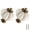 Antique White, variant on Antique White Pumpkin Knobs 2 Pack Ceramic Cabinet Knobs Vintage Drawer Pulls - Antique Dresser Pulls with Screws for Closet Drawer Cupboard Cabinet and DIY Home Project