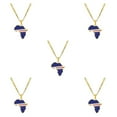 thumbnail image 2 of Baohd Collier Léger et Confortable avec Pendentif Africa Map Cape Minimaliste Verde 5Set, 2 of 6