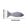 thumbnail image 3 of Ohmyroo 3-Pack Catnip Filled Linen Fish Toys for Indoor Cats Teeth Grinding, 3 of 5