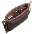 thumbnail image 3 of Jack Georges Voyager Hand-Stained Buffalo Leather Crossbody Bag #7312 (Brown), 3 of 5