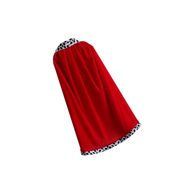 King Cape King Robe Cloak Costume Accessory for Accessory Gift Masquerade Carnival Dress up 90cm for Kids