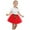 Red, variant on Odeerbi Toddler Girls Layered Tutu Skirt Tulle Dance Skirts Toddler Baby Cute Multicolour Net Yarn Princess Skirt Multi-color Bow Skirt Orange 2-4 Years