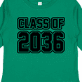 thumbnail image 4 of Inktastic Class of 2036 in Black Outlined Text Boys or Girls Long Sleeve Toddler T-Shirt, 4 of 5