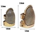 thumbnail image 2 of Sewing Thimble Sewing Thimble Finger Protector Sewing Thimble Sewing Thimble Finger Protector Adjustable Finger Shield  Fingertip Thimble DIY Sewing Tools, 2 of 8