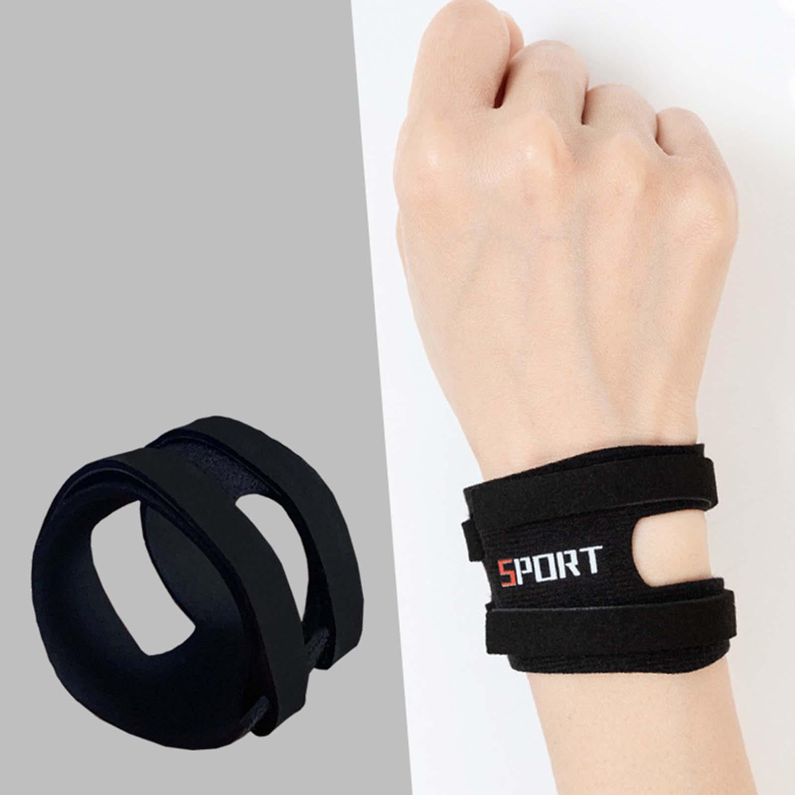 2PCS Sprain Protection Sports Yoga Ulnar Fix Wrist Band Brace TFCC Tear Pain 