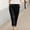 Black women straight leg pants with pockets a1, variant on Women Straight Leg Elastic Waist Pants with Pockets Casual Solid Loose Ankle Trousers Workout Lounge Travel Beach Yoga Pants, Brown M