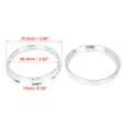 thumbnail image 3 of Unique Bargains 4 Pcs 72.6 to 66.6 mm Car Hub Centric Rings Wheel Bore Spacer, 3 of 8