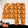 thumbnail image 4 of Miaoju Halloween Pajamas Print Long Sleeve Top Pants Pajama Set Comfy Sports Top 2 Piece Sets Pajamas, 4 of 5
