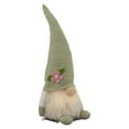 thumbnail image 4 of Northlight 12.25" Lighted Green Spring Gnome with Flower Hat, 4 of 6