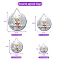 thumbnail image 5 of Playful Corgi Welcomes Winter Snowy Day with Cardinal Bird Round Wood Sign Welsh Corgi Dog Lover Gifts Idea Hanging Wall Home Decor - 2017, 5 of 5