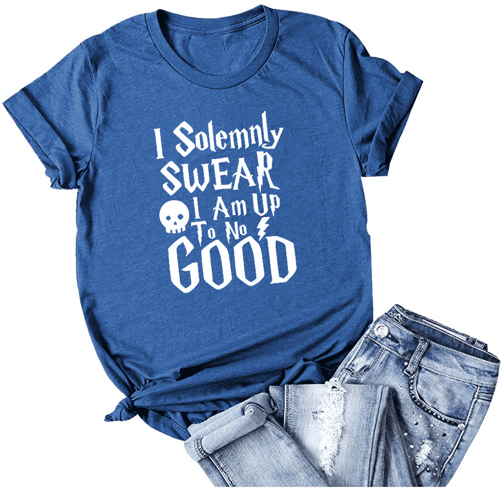 Anbech Funny Saying Shirts for Women Slogan T Shirts Short Sleeve Graphic Tees