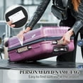 thumbnail image 6 of Xecao Colorful Butterfly Print 2 Pack Luggage Handles Wrap Grips Identifiers Bright Luggage Markers, Unique Travel Essentials,Bright Luggage Markers, 6 of 9