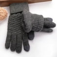 thumbnail image 2 of Winter Touchscreen Gloves for Women | Soft, Warm Knit with Elastic Cuff - Unisex, 2 of 8