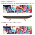 thumbnail image 2 of Vehicle Skateboard Grip Tape Stickers Set of 2 - Emery Surface, PVC Backing, Size 8.8x32.6in/22.4x83 cm, 2 of 5
