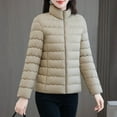 thumbnail image 4 of Ailaofu Women 2025 Fall Collar Casual Jacket Double Pocket Long Sleeve Jacket Outerwear, 4 of 7