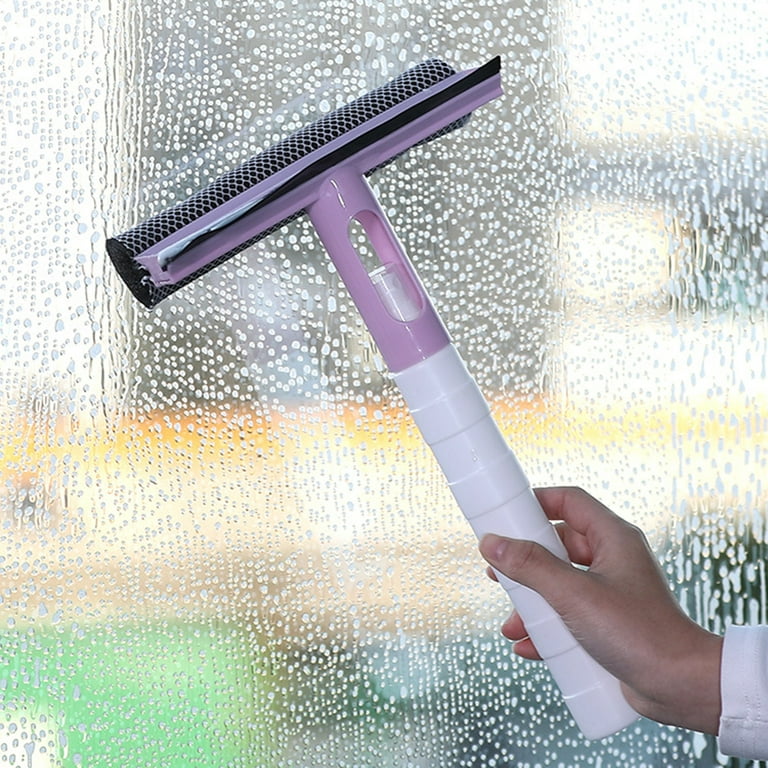 Decor Store Household Double-side Brush Scraper with Sprayer Window Car Glass  Cleaner Wiper 
