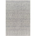 thumbnail image 2 of Hauteloom Khanjarah Living Room, Bedroom Patio Outdoor Area Rug - Bohemian, Transitional - Navy, Blue, Pale Blue - 18" Sample, 2 of 17