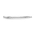 thumbnail image 3 of Auriga Fine Jewelry 14K White Gold 1.2mm Half Round Polished Women's Stackable Band Size 8.5, 3 of 6