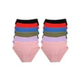 thumbnail image 5 of Angelina Women's Cotton Classic Bikini Panties with Elastic Waistband (12-Pack), 5 of 6