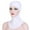 White, variant on Soft Muslim Underscarf Neck Head Bonnet Hat Islamic Full Cover Inner Hijab Cap