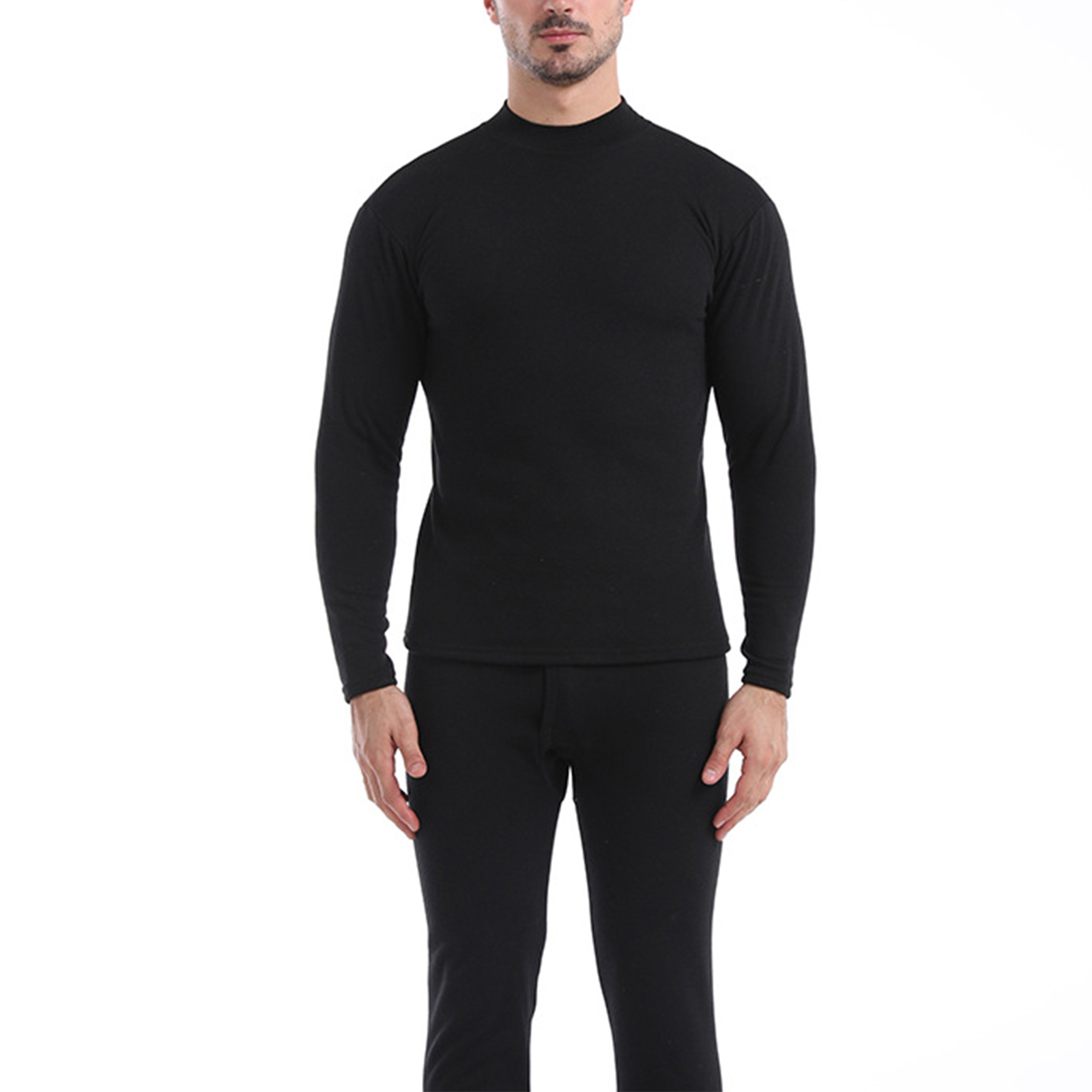 Thermal Underwear for Men, Long Johns Base Layer, Shirt and Pants Set ...