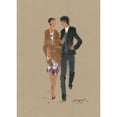 thumbnail image 3 of Shenli 11x14 Black Modern Framed Museum Art Print Titled - SUNDAY STROLL, 3 of 5