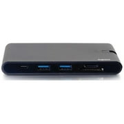 C2G USB-C All-in-One Travel Dock with 4K HDMI , VGA, Ethernet, USB, SD Card Reader and Power Delivery