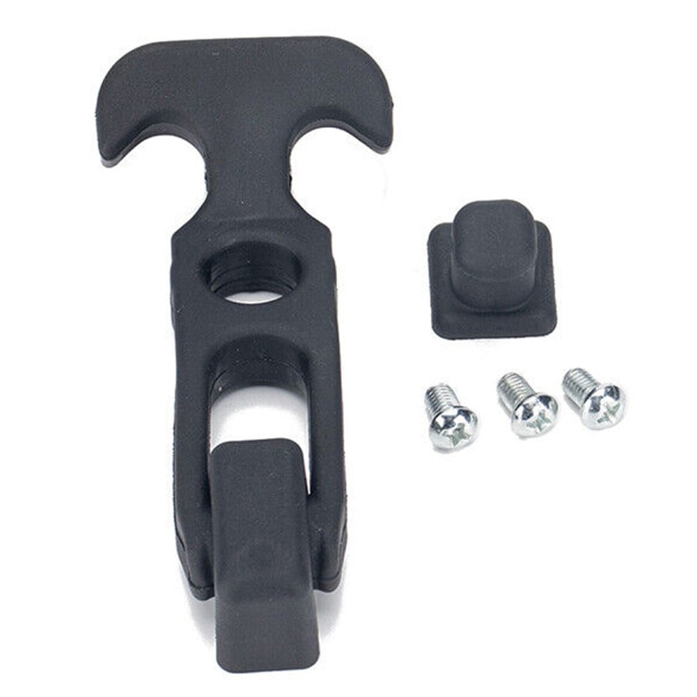 Baluue Lot De 2 Loquets élastiques En Caoutchouc Et Acier Inoxydable Avec Poignées En T Avec Supports Pour Boîte à Outils, Capot, Moteur De Véhicule