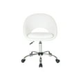 thumbnail image 1 of OSP Home Furnishings Chaise de Bureau Milo, Blanc, 1 of 7