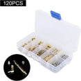 thumbnail image 5 of 120pcs M3 Copper Brass Pillars Spacer Circuit Spacer PCB Nut Screw Hex Round Single Cylinder Head，T-Audace, 5 of 5