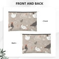 thumbnail image 2 of Cauagu Chicken for Tyvek Makeup Bag,Reusable Travel Cosmetic Bag Women Organizer Toiletry Bag Birthday,Gifts for Women Girlfriend Mom Teacher 6.5’’*8.9’’, 2 of 7