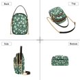 thumbnail image 3 of FORMRS Crossbody Bag for Women Quilted Travel Shoulder Cell Phone Purse with Chain Strap Handbag, Small White Flowers, 3 of 7