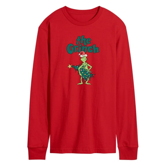 Dr. Seuss The Grinch - Christmas - Me & The Tree - Men's Long Sleeve T-Shirt