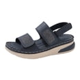 thumbnail image 2 of YOUYEDIAN Orthopedic Shoes for Women Summer Casual Platform Sandals Fashion Comfortable Slippers Beach Open Toe Shoes(Blue), 2 of 5