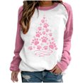 thumbnail image 2 of Christmas Sweatshirts for Women Size S-5XL Xmas Tree Graphic Ugly Christmas Sweatshirt Womens Long Sleeve Crewneck Sweatshirts Sale 2023 Fall Winter Loose Fit Tops Sweater qILAKOG, 2 of 3
