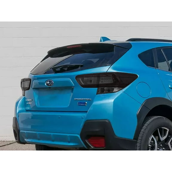 Rvinyl Tail Light Tint Covers Compatible with Subaru Crosstrek 2018-2019 - Blackout Smoke