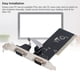 thumbnail image 3 of Convertidor PCI Express 1.0 X 1 A DB9 COM RS232 Industrial, Adaptador De Tarjeta De Expansión Serie PCIe De Uso Conveniente De Alta Resistencia Para Equipos Industriales, 3 of 7