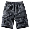 thumbnail image 3 of Garbnen Camo Cargo Shorts Drawstring Camouflage with Pockets Shorts Men Casual Spring Summer Lightweight Outdoor Men Short, 3 of 3