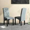thumbnail image 4 of Costway Modern Dining Chair Set of 4 with High Backrest High-density Sponge Cushion, 4 of 8