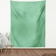 thumbnail image 4 of Abstract Fabric by the Yard, Repetitive Vintage Circles Dotted Rounded Elements in Leaf Tones, Decorative Upholstery Fabric for Sofas and Home Accents, Sea Green and Mint Green by Ambesonne, 4 of 5