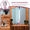 thumbnail image 4 of MLINS Vintage Desktop Makeup Mirror Creative Heart Shaped Mirror Rotatable Mirror, 4 of 7