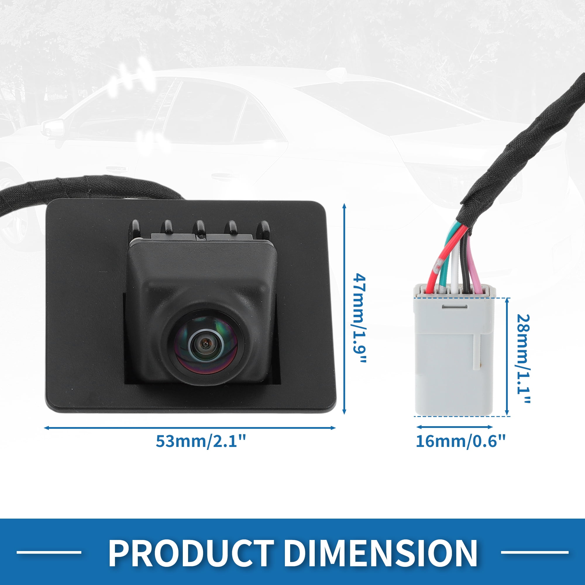 Unique Bargains Rear View Camera for Chevrolet Malibu 2016-2022 Backup Camera