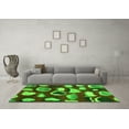 thumbnail image 3 of Ahgly Company Indoor Rectangle Abstract Green Modern Area Rugs, 2' x 3', 3 of 4
