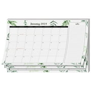 2024 Year Desk Calendar 17" x 11" Desktop or Wall Planner, Tear-Off Pad for Easy Planning, Includes a Notes Section To Do's Monthly Tasks for the Year of 2024