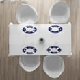thumbnail image 3 of Ambesonne Blue and White Place Mats Set of 4, Sketch with, Standard Size, Navy Blue and White, 3 of 4