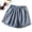 Blue, variant on YLOMAY Womens Casual Shorts Summer Women Short Pants Elastic Mid Waist Pocket Drawstring Shorts Solid Color Trendy Shorts Lady Loose Fit School Wear Black L
